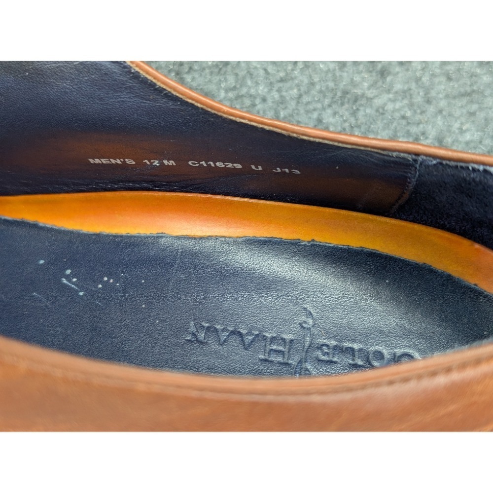 Cole Haan Men's Lenox Hill Split Toe Oxford British Tan C11629 Men's Size 12M - Picture 8 of 8